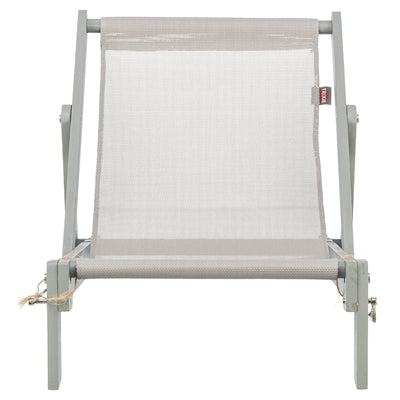 Trixie silla de playa madera gris