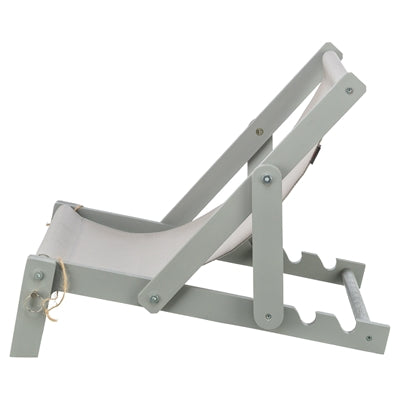 Trixie silla de playa madera gris
