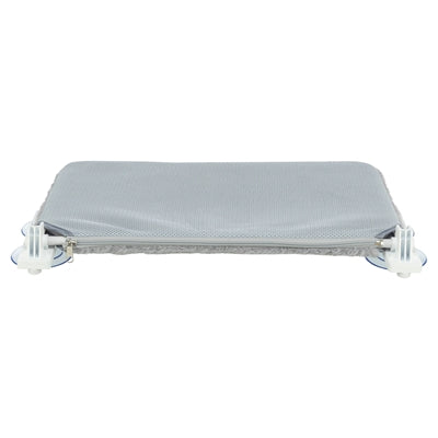 Trixie hamaca ventana plegable felpa malla blanco gris