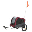 Trixie perro bicicleta gato gris rojo
