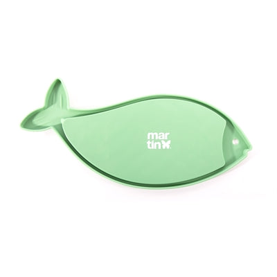 Martin tapete para lamer pez silicona verde