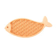 Martin tapete para lamer pez silicona amarillo