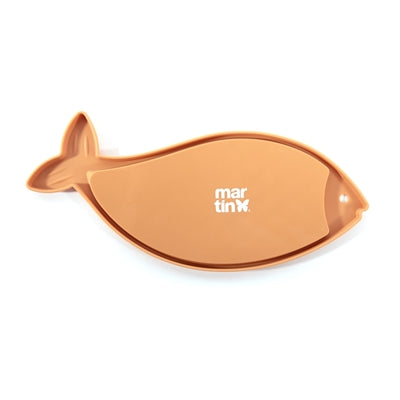 Martin tapete para lamer pez silicona amarillo