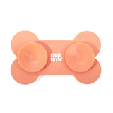 Martin estera para lamer hueso con ventosas silicona rosa