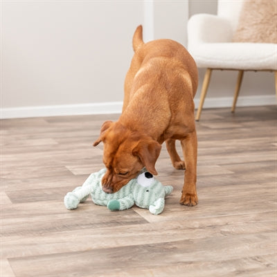 Trixie perro con rayas peluche verde