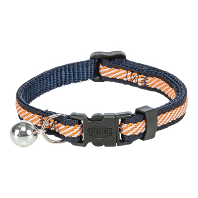 Trixie collar para gatos a rayas azul naranja
