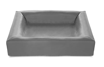 Funda para cesta para perros Bia Bed de piel sintética gris