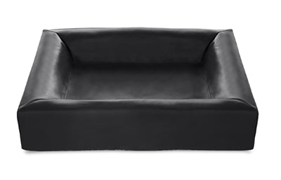 Funda para cesta para perros Bia Bed de cuero artificial negro
