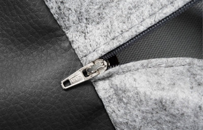 Funda para cesta para perros Bia Bed de cuero artificial negro