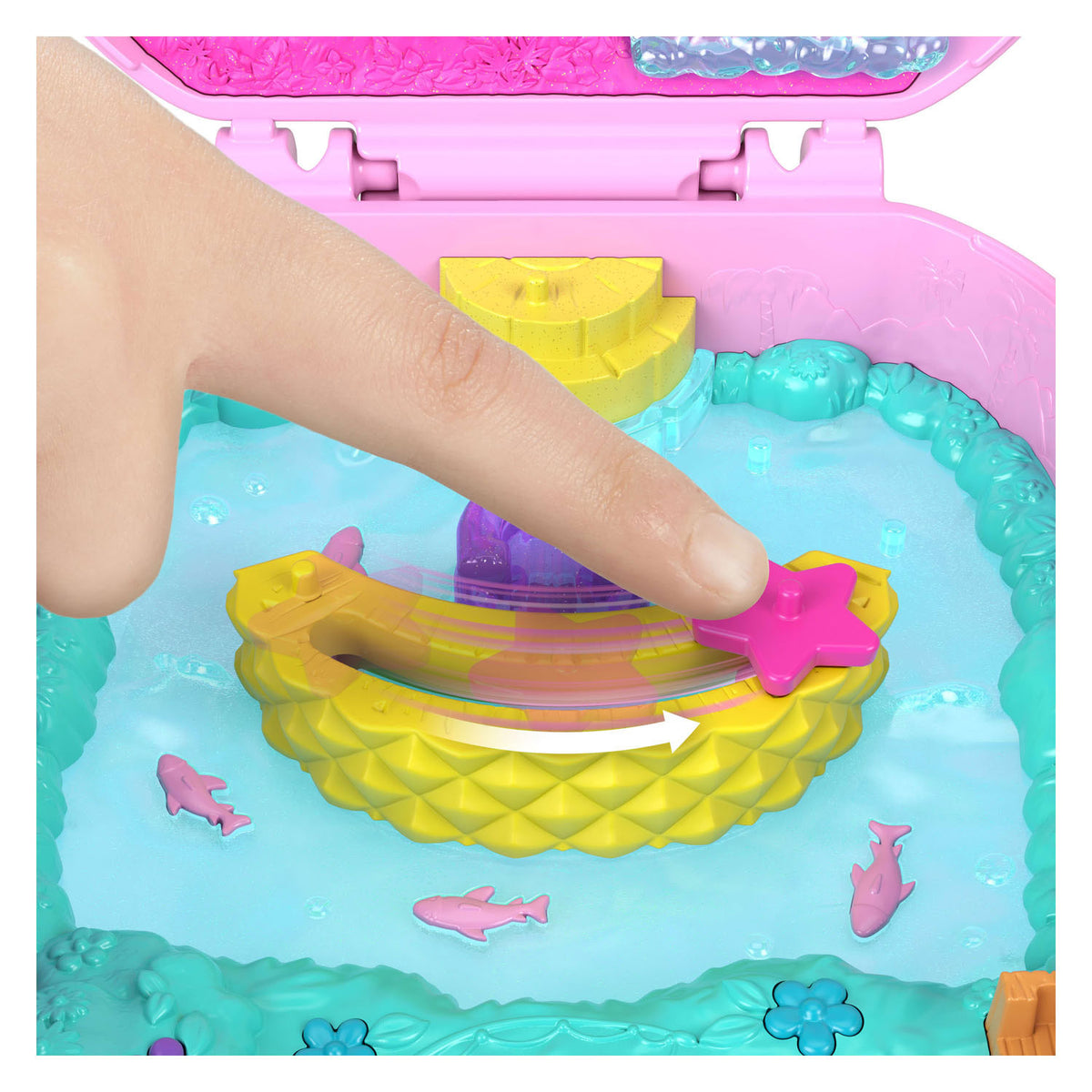 Polly pocket juego compacto piña y mono