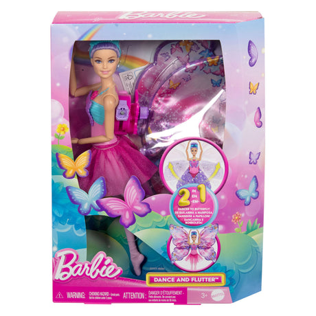 Barbie muñeca que baila y revolotea – alas mágicas de mariposa