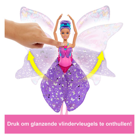 Barbie muñeca que baila y revolotea – alas mágicas de mariposa
