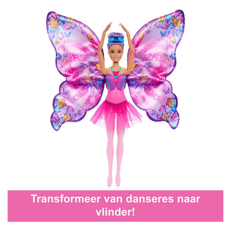 Barbie muñeca que baila y revolotea – alas mágicas de mariposa