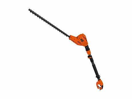 Cortasetos black+decker con mango 550w, longitud de hoja 51cm, cabezal pivotante 5 posiciones, extensible a 235 cm, telescópico - ph5551-qs