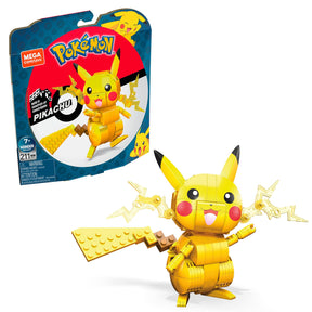 Mattel mega construx set de construcción pokémon - pikachu - 211 piezas.