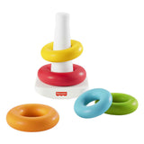 Pirámide de anillos de colores de Fisher-price - juguete apilable
