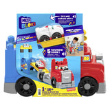 Mattel mega bloques de construcción y camión de carreras - 16 piezas.