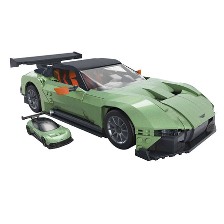 Juego de construcción Mattel mega hot wheels aston martin vulcan - 986 piezas.
