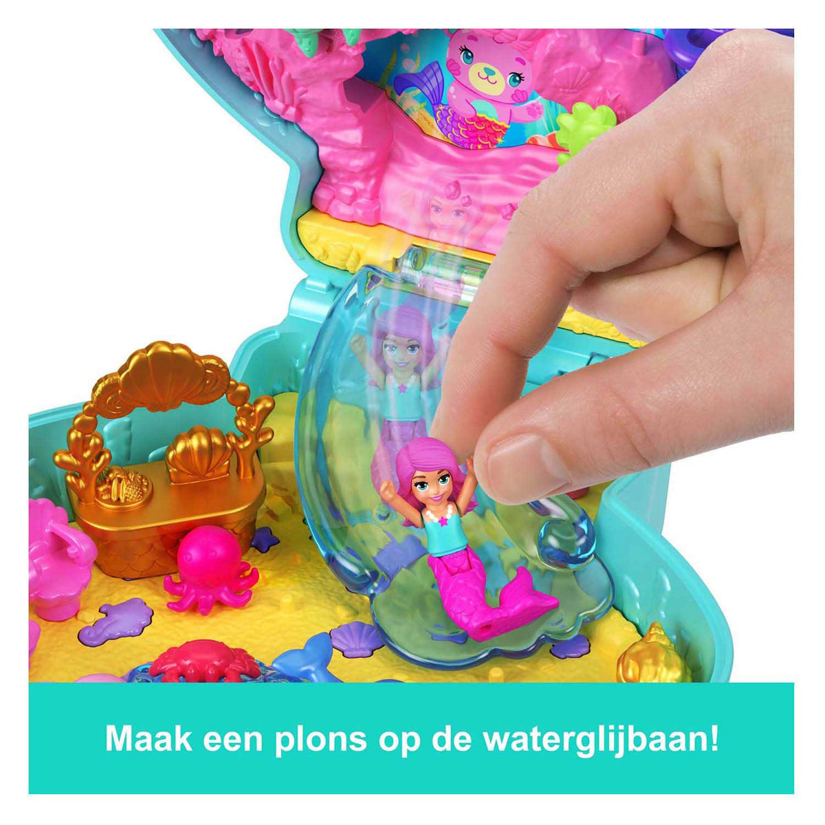 Isla de brillo polly pocket de mattel
