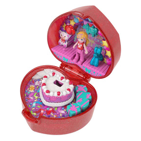 Caja de joyería de bolsillo Polly de Mattel.