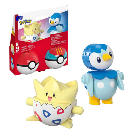 Mattel Mega Construct Pokémon Juego de construcción - Piplup y Togepi