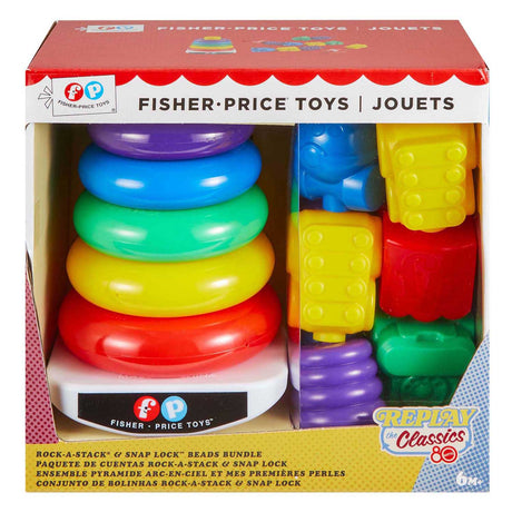 Mattel fisher price torre de apilamiento y cuentas de clic