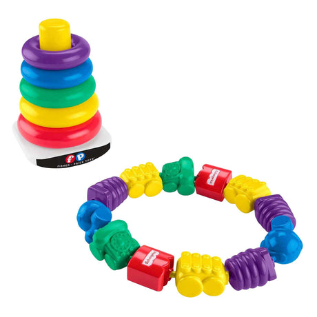 Mattel fisher price torre de apilamiento y cuentas de clic