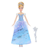 Mattel Disney Princess Cenicienta – Encantadora muñeca de moda con vestido de baile con espectáculo de luces y sonido