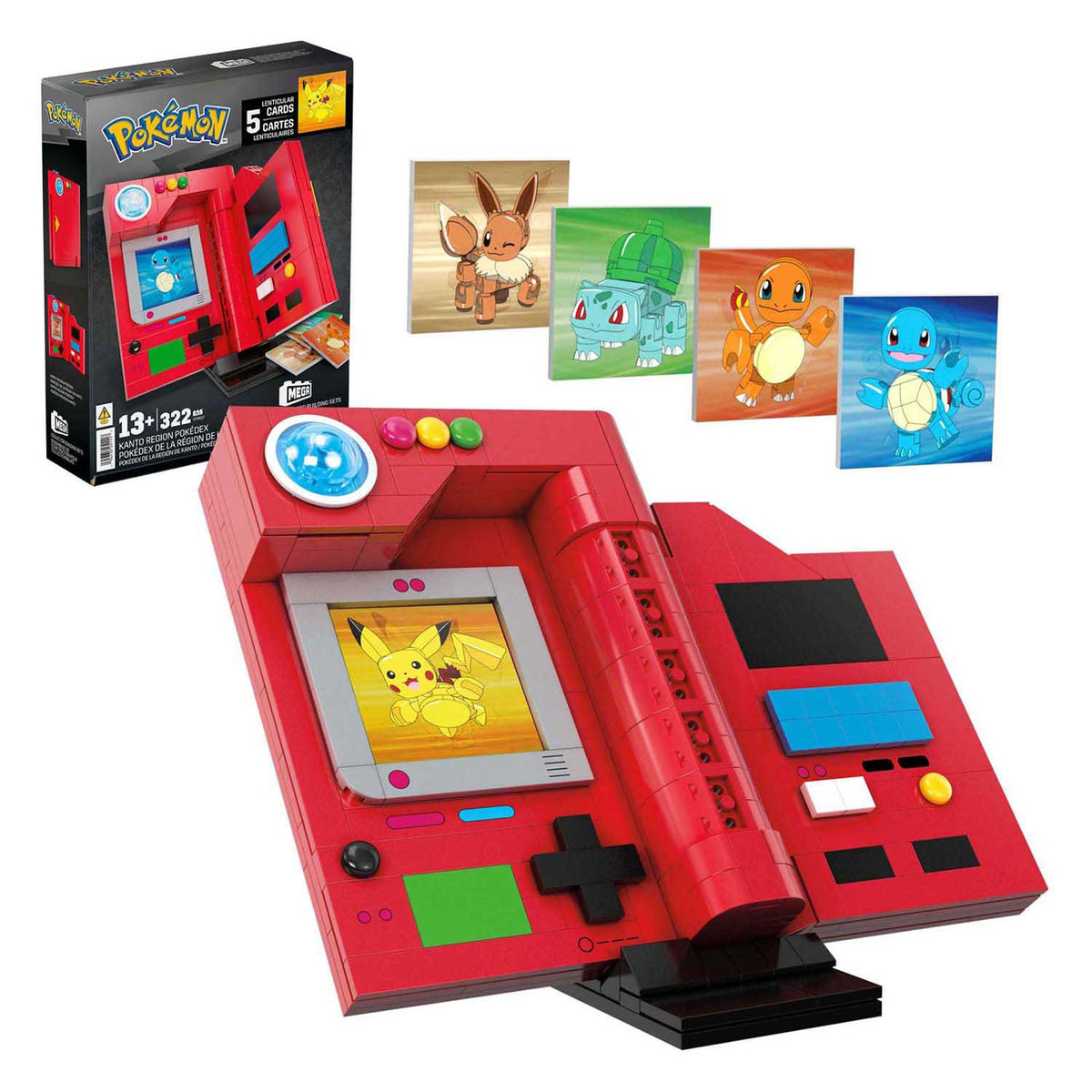 Mega Bloks Mega Construct Pokémon Juego de construcción - Pokémon Región de Kanto