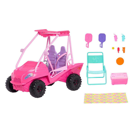 Mattel barbie misterios detectives de la playa cochecito de playa