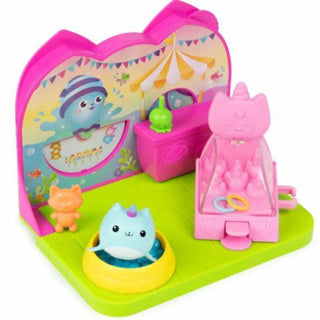 Sala de carnaval del gatito de la casa de muñecas de Gabby | 2 piezas