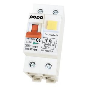 Disyuntor diferencial combinado 30ma b6a tipo a