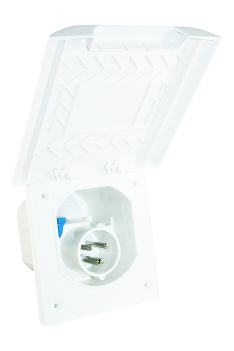 Element line cee caja de entrada blanco