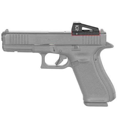 Noblex e-optics noblex red dot nv 1x23 os para glock mos (4.0 moa)