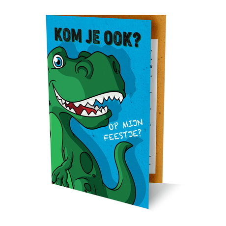 Invitaciones de dinosaurios, 6 uds.