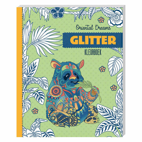 Libro para colorear con purpurina - Sueños orientales