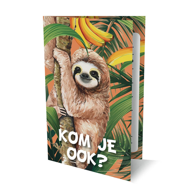 Invitaciones de perezosos, 6 uds.