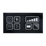 Kit Pdu distribuidor de alimentación precableado con mazo de cables y panel de control