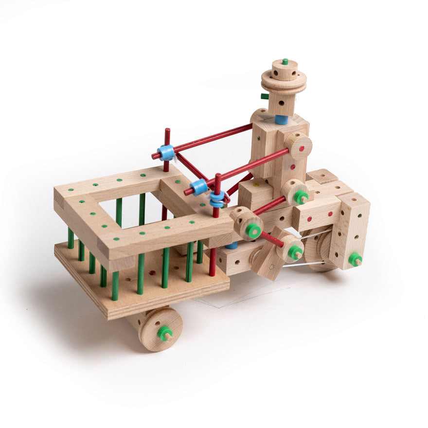 Matador Explorer E717 Construcción Set Hout, 717dlg.