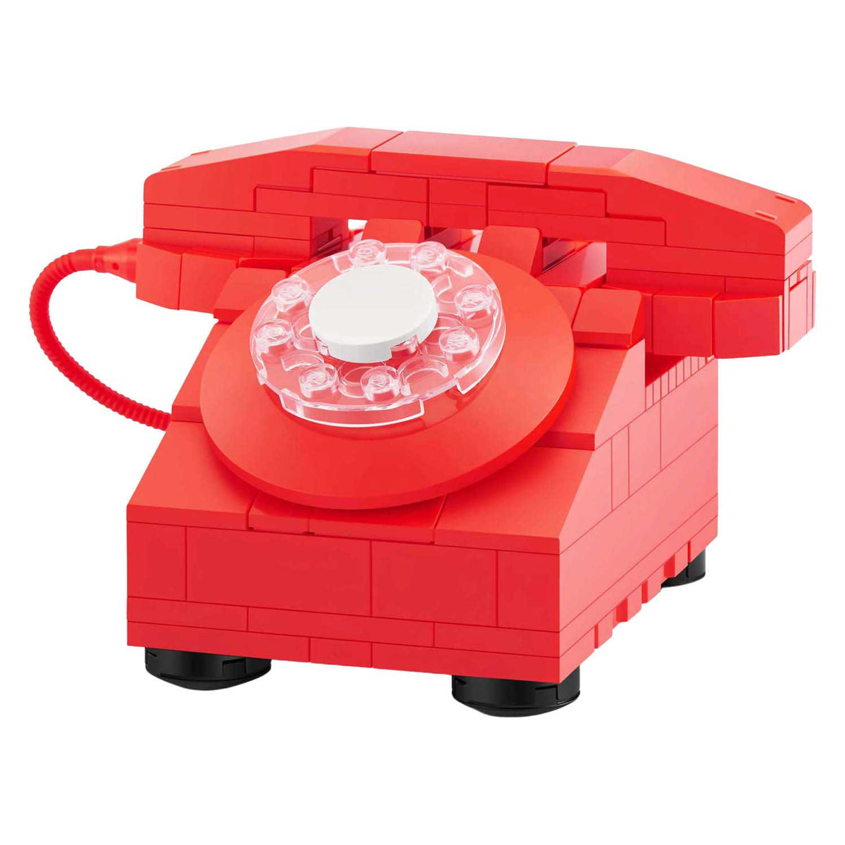 Set de construcción de teléfono retro premium Zuru max en bola sorpresa - 141 piezas.