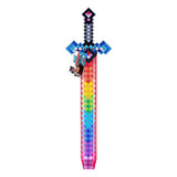 Espada pixelada de espuma Zuru x-shot