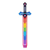 Espada pixelada de espuma Zuru x-shot