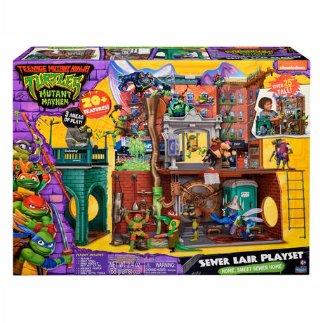 Boti juego de cuartel general de las Tortugas Ninja mutantes adolescentes
