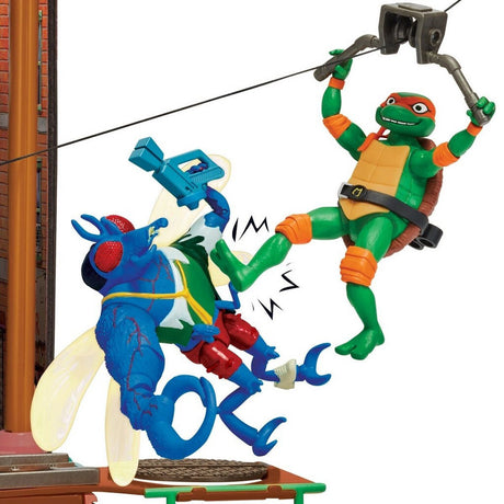 Boti juego de cuartel general de las Tortugas Ninja mutantes adolescentes
