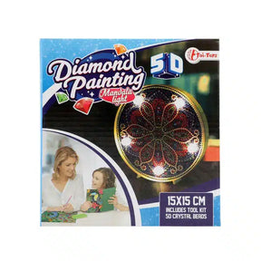 Cuadro de diamantes Toi-toys - lámpara mandala