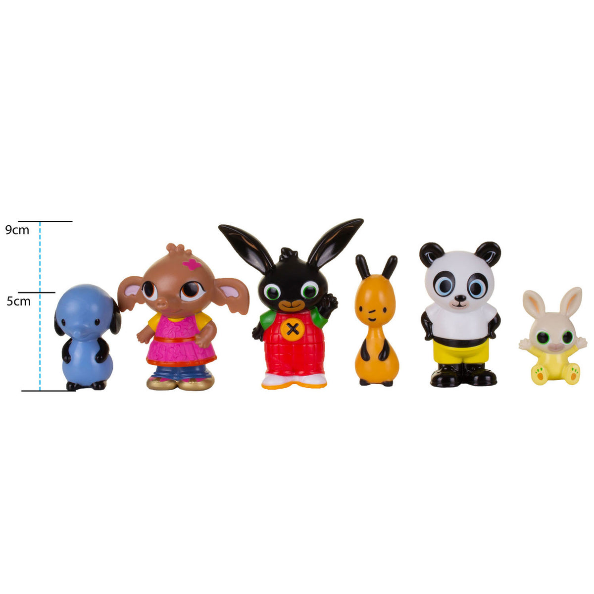 Conjunto de figuras de bing y amigos.