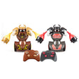 Paquete de batalla vikingo robo kombat iluminado en plata