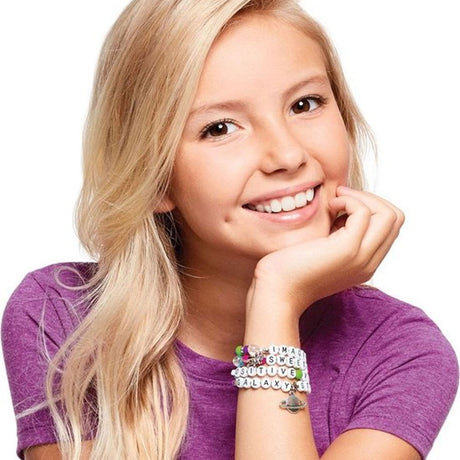Make it real - diy block letter jewelry set - make 4 unique bracelets with letters