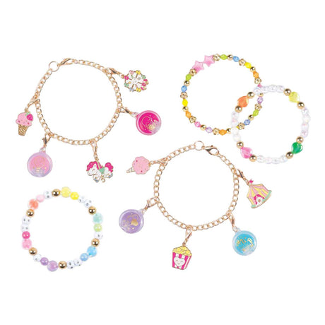 Juego de pulseras con brillo de labios Spectron, joyería artesanal, juguetes creativos.