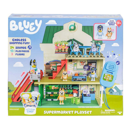 Moose Toys bluey lets play chef - juego de supermercado